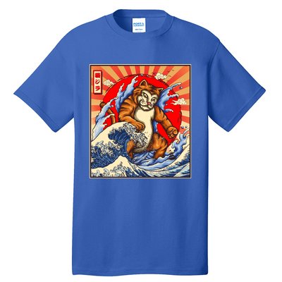 Vintage Japanese Catzilla Poster Tall T-Shirt