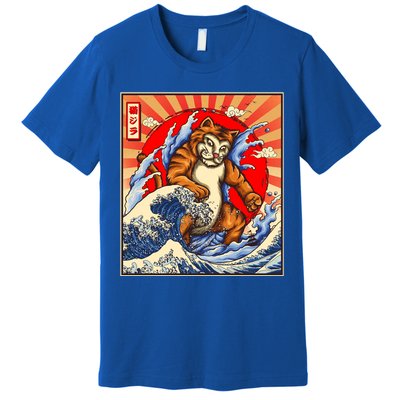 Vintage Japanese Catzilla Poster Premium T-Shirt