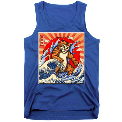 Vintage Japanese Catzilla Poster Tank Top