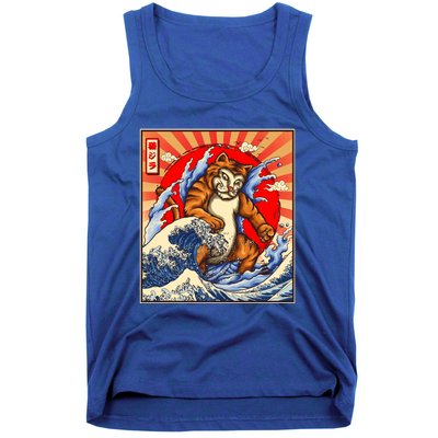 Vintage Japanese Catzilla Poster Tank Top