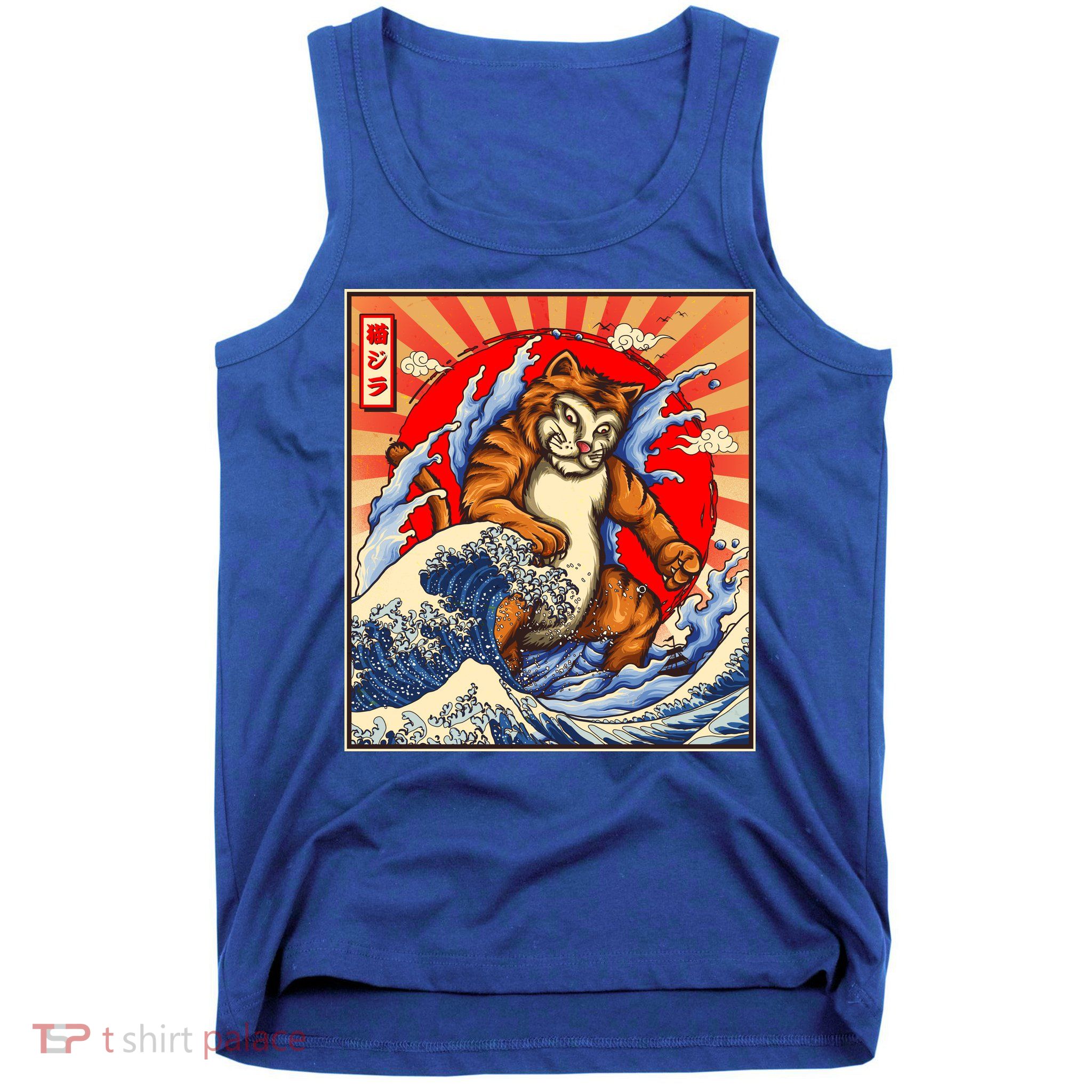 Vintage Japanese Catzilla Poster Tank Top