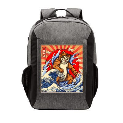 Vintage Japanese Catzilla Poster Vector Backpack
