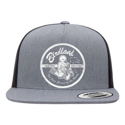 Vintage Jazz Club Flat Bill Trucker Hat