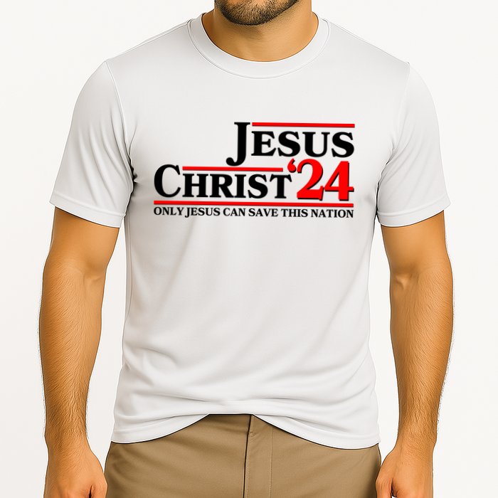 Vote Jesus Christ 2024 Only Jesus Can Save This Nation Performance Shirt