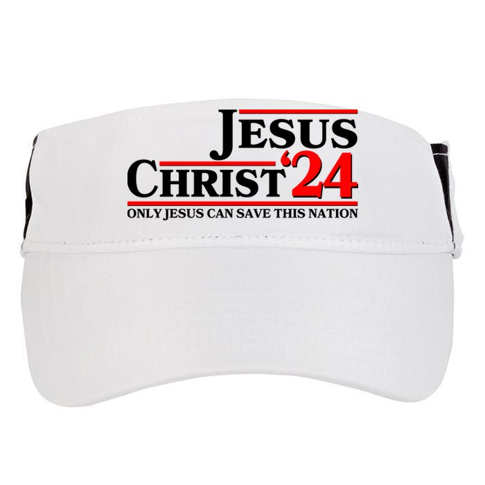 Vote Jesus Christ 2024 Only Jesus Can Save This Nation Adult Drive Performance Visor