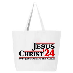 Vote Jesus Christ 2024 Only Jesus Can Save This Nation 25L Jumbo Tote