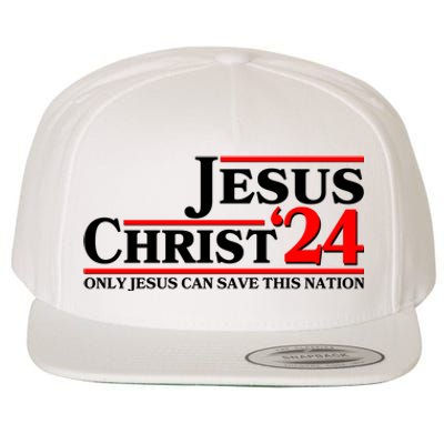 Vote Jesus Christ 2024 Only Jesus Can Save This Nation Wool Snapback Cap