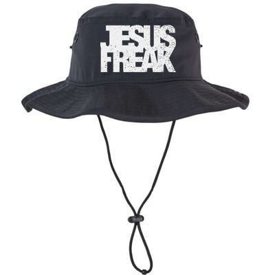 Vintage Jesus Freak Gift 70's Style Distressed Christian Gift Bucket Hat