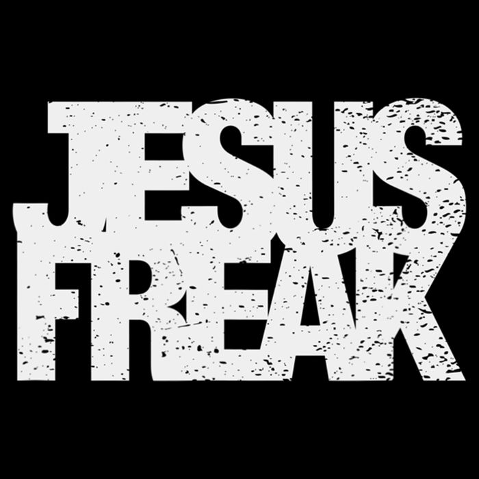 Vintage Jesus Freak Gift 70's Style Distressed Christian Gift Kids T-Shirt