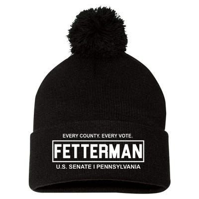 Vote John Fetterman For Senate Pom Pom 12in Knit Beanie