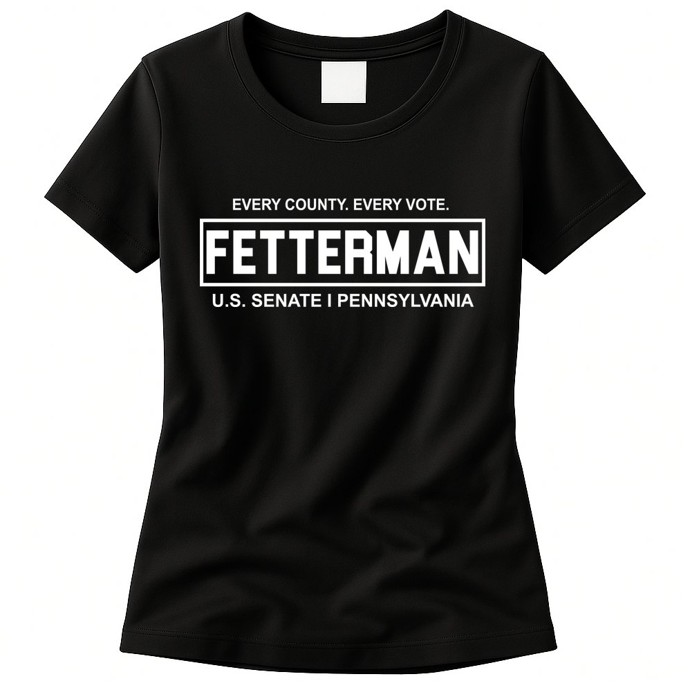 Vote John Fetterman For Senate Womens T-Shirt