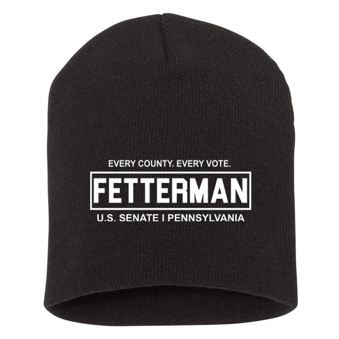 Vote John Fetterman For Senate Short Acrylic Beanie