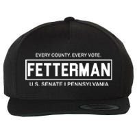 Vote John Fetterman For Senate Wool Snapback Cap