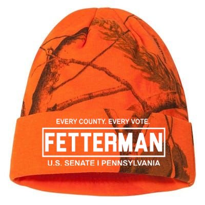 Vote John Fetterman For Senate Kati Licensed 12" Camo Beanie