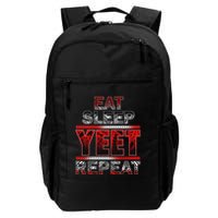 Vintage Jey First Name Saying Eat Sleep Yeet Repeat Apparel Daily Commute Backpack