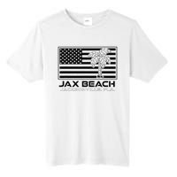 Visit Jacksonville Florida Vacation USA Flag Palms Jax Beach Tall Fusion ChromaSoft Performance T-Shirt