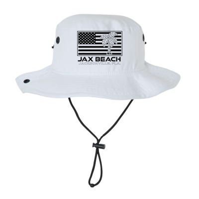 Visit Jacksonville Florida Vacation USA Flag Palms Jax Beach Legacy Cool Fit Booney Bucket Hat