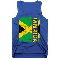 Vintage Jamaican Flag Jamaica Pride Roots Heritage Gift Tank Top