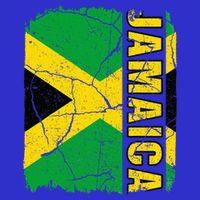 Vintage Jamaican Flag Jamaica Pride Roots Heritage Gift Kids T-Shirt