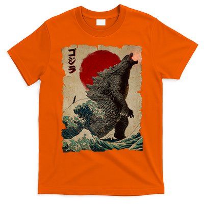 Vintage Japanese Monster Great Wave Poster T-Shirt