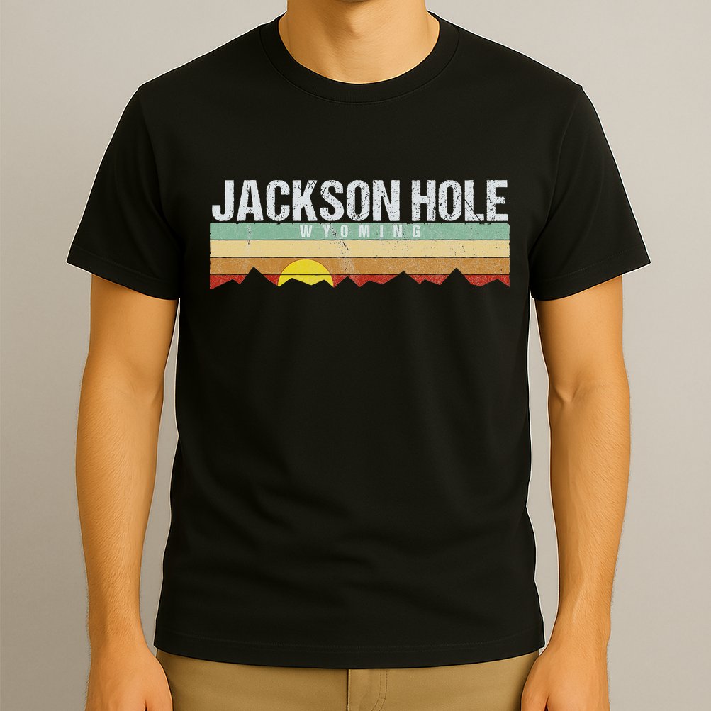 Vintage Jackson Hole Wyoming Retro T-Shirt