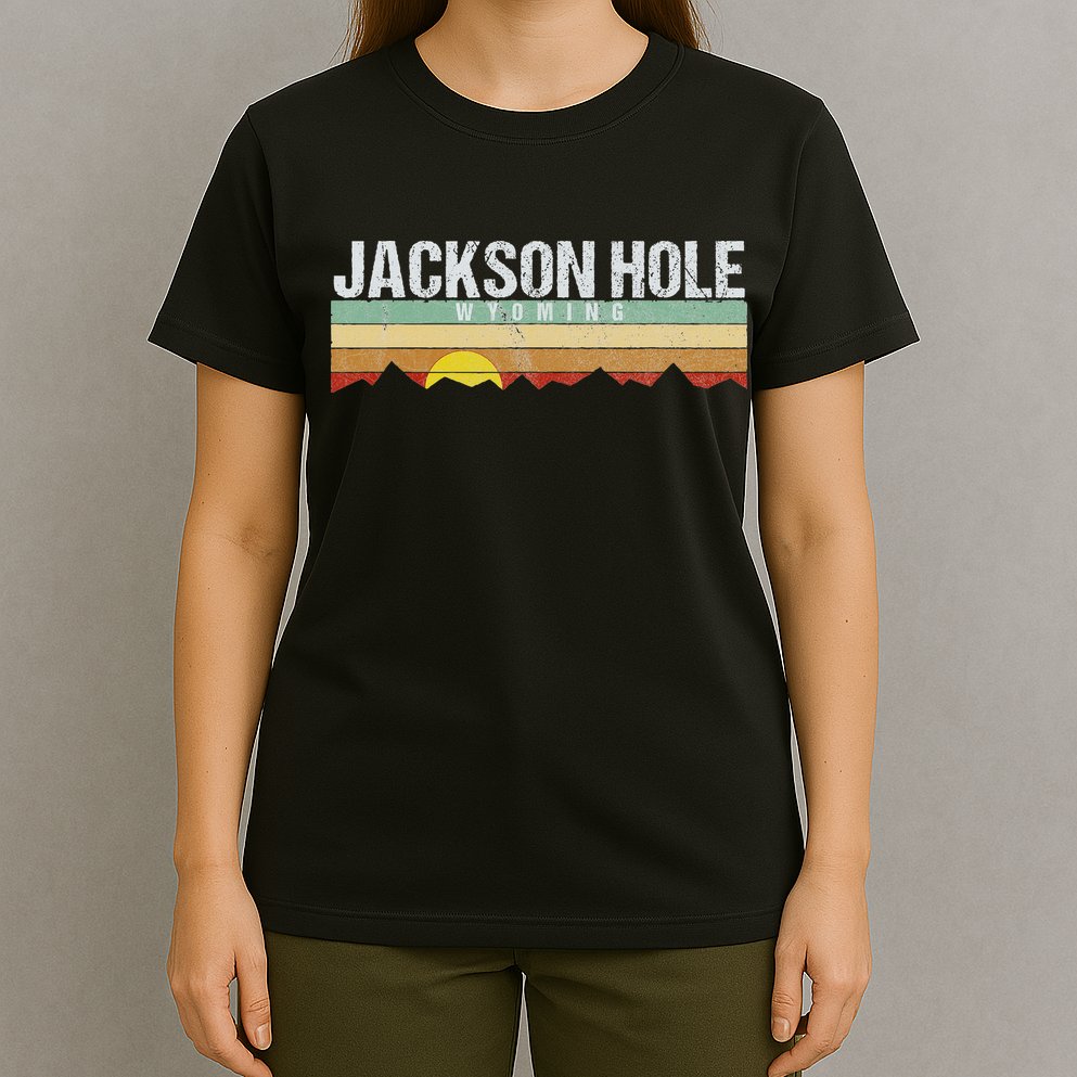 Vintage Jackson Hole Wyoming Retro T-Shirt
