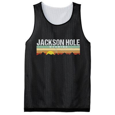 Vintage Jackson Hole Wyoming Retro Mesh Reversible Basketball Jersey Tank