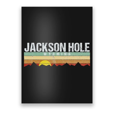 Vintage Jackson Hole Wyoming Retro Poster