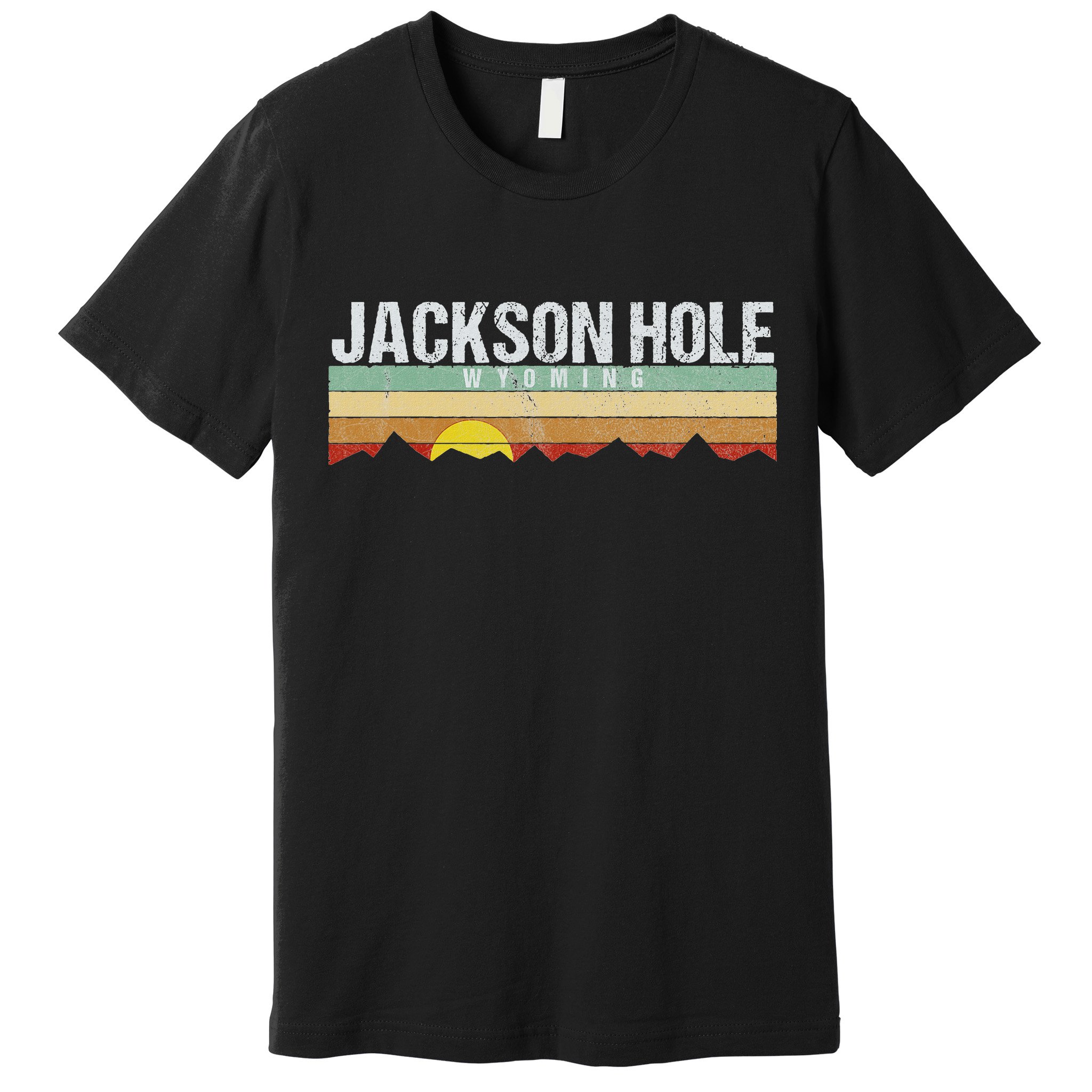 Vintage Jackson Hole Wyoming Retro Premium T-Shirt