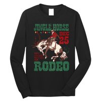 Vintage Jingle Horse Rodeo Funny Howdy Western Christmas Long Sleeve Shirt