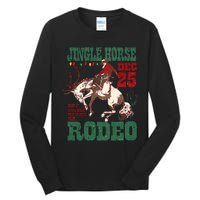 Vintage Jingle Horse Rodeo Funny Howdy Western Christmas Tall Long Sleeve T-Shirt