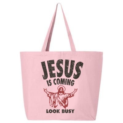 Vintage Jesus Is Coming Look Busy 1992 25L Jumbo Tote
