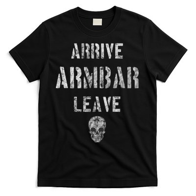Vintage Jiu Jitsu Arrive Armbar Leave Grappling BJJ T-Shirt