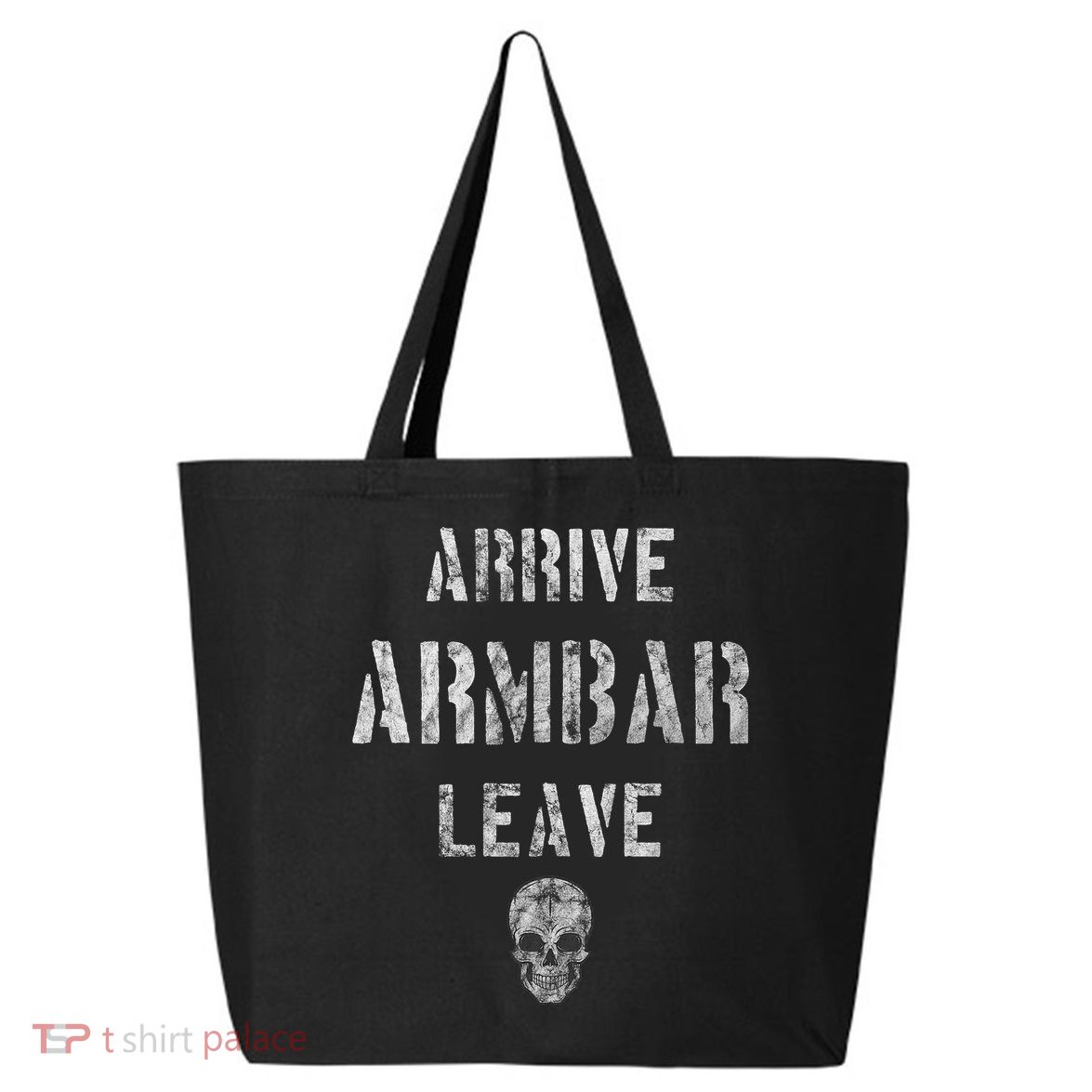 Vintage Jiu Jitsu Arrive Armbar Leave Grappling BJJ 25L Jumbo Tote
