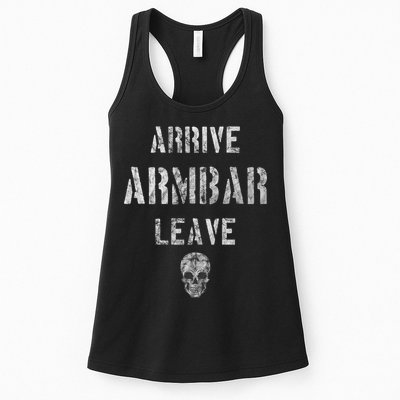 Vintage Jiu Jitsu Arrive Armbar Leave Grappling BJJ Womens Tank Top