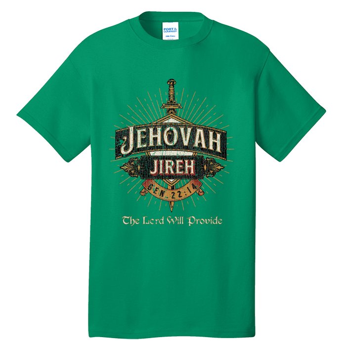 Vintage Jehovah Jireh The Lord Will Provide Tall T-Shirt