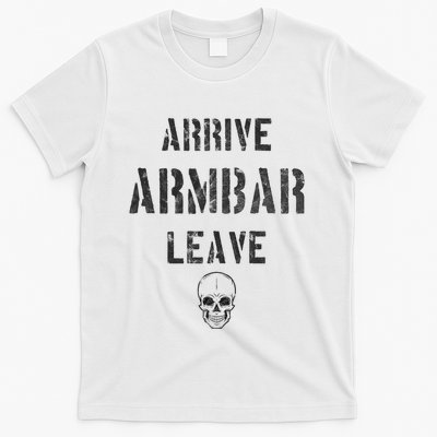 Vintage Jiu Jitsu Arrive Armbar Leave Grappling BJJ T-Shirt