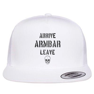 Vintage Jiu Jitsu Arrive Armbar Leave Grappling BJJ Flatbill Hat