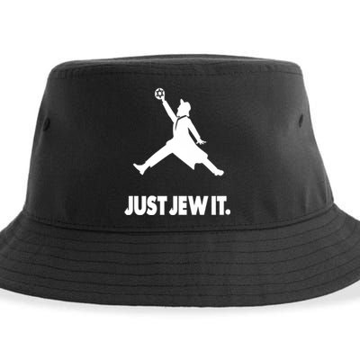 Vinatge Just Jew It Jewish Sustainable Bucket Hat