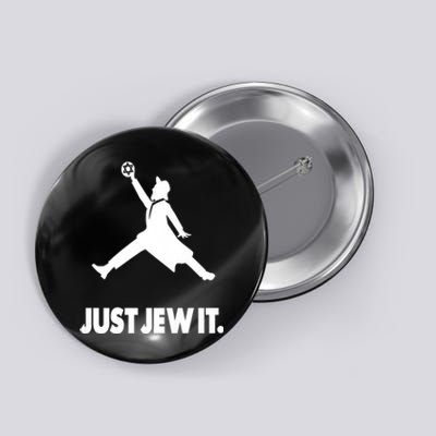 Vinatge Just Jew It Jewish Button