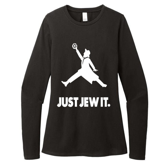 Vinatge Just Jew It Jewish Womens CVC Long Sleeve Shirt