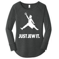 Vinatge Just Jew It Jewish Women's Perfect Tri Tunic Long Sleeve Shirt