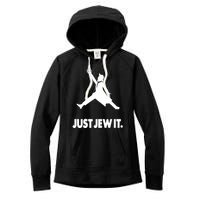 Vinatge Just Jew It Jewish Women's Fleece Hoodie