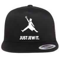 Vinatge Just Jew It Jewish Flat Bill Trucker Hat