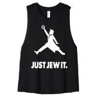 Vinatge Just Jew It Jewish Women's Racerback Cropped Tank