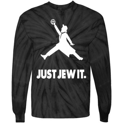 Vinatge Just Jew It Jewish Tie-Dye Long Sleeve Shirt