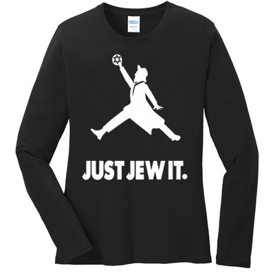 Vinatge Just Jew It Jewish Ladies Long Sleeve Shirt