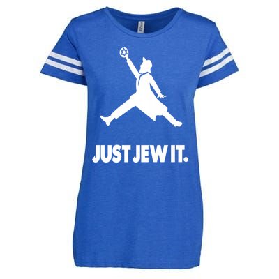 Vinatge Just Jew It Jewish Enza Ladies Jersey Football T-Shirt