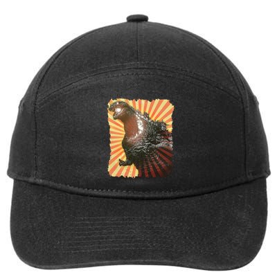 Vintage Japanese Kaiju Monster 7-Panel Snapback Hat
