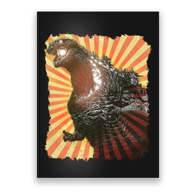 Vintage Japanese Kaiju Monster Poster